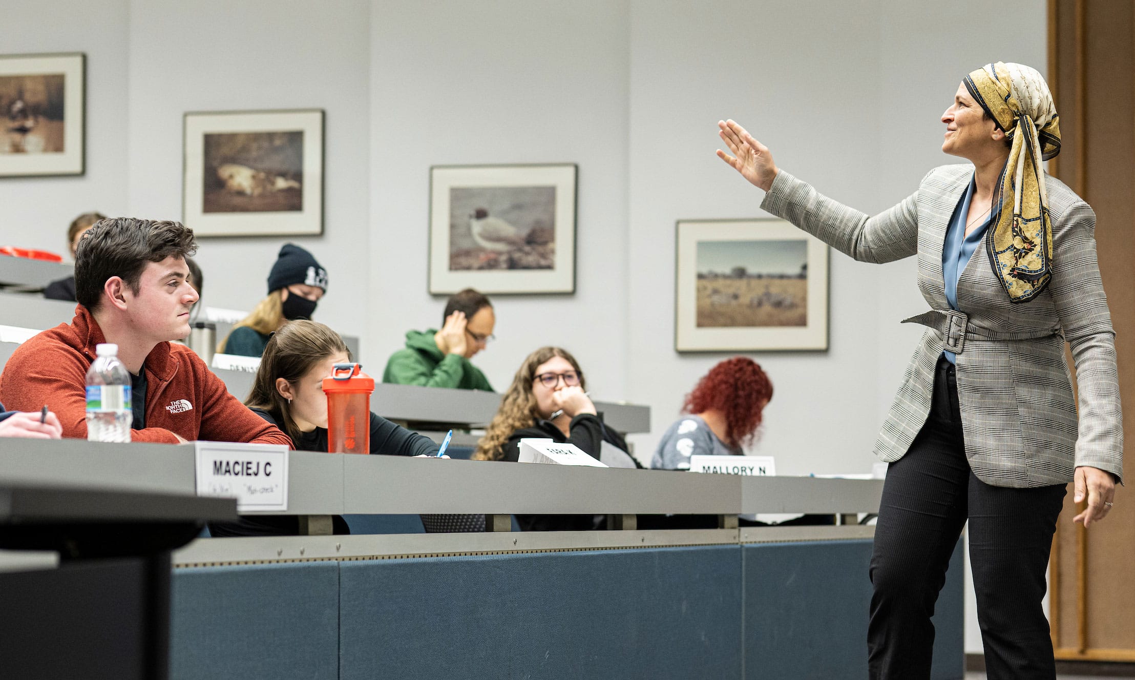 Law students in a lecture