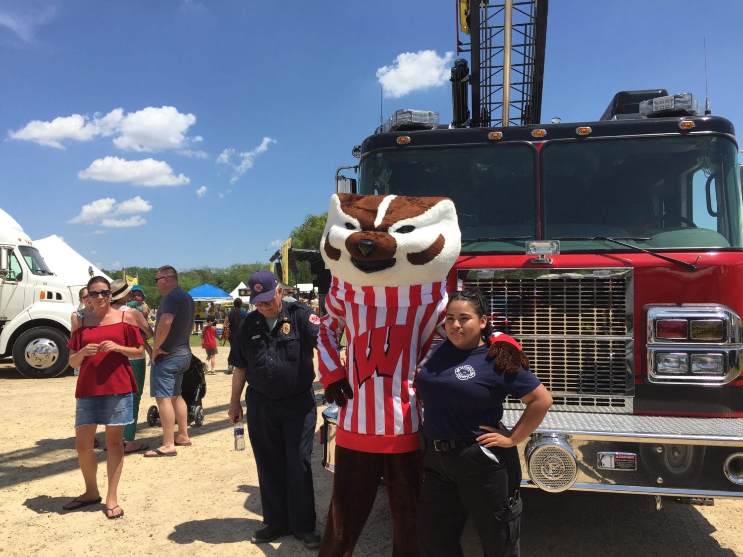 how bucky badger spends his summer