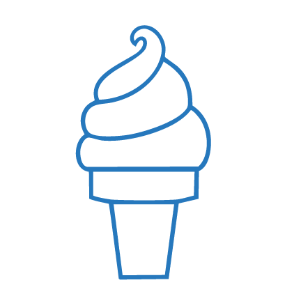 Ice cream cone icon