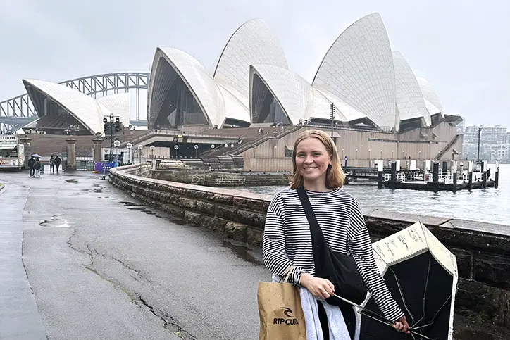 Maren Stewart in Australia