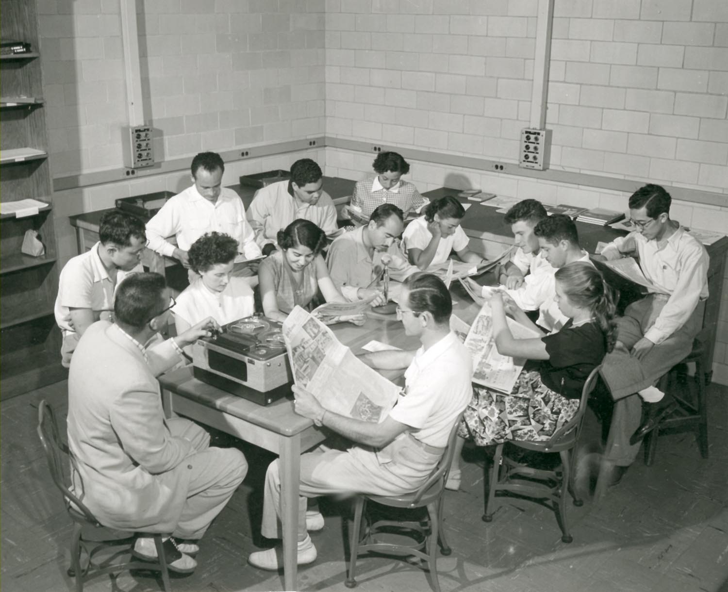 ESL class, summer of 1953