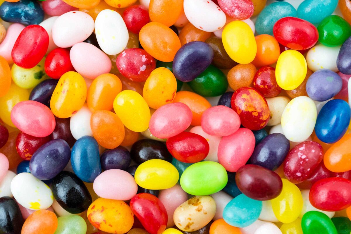 close-up photo of colorful jelly beans