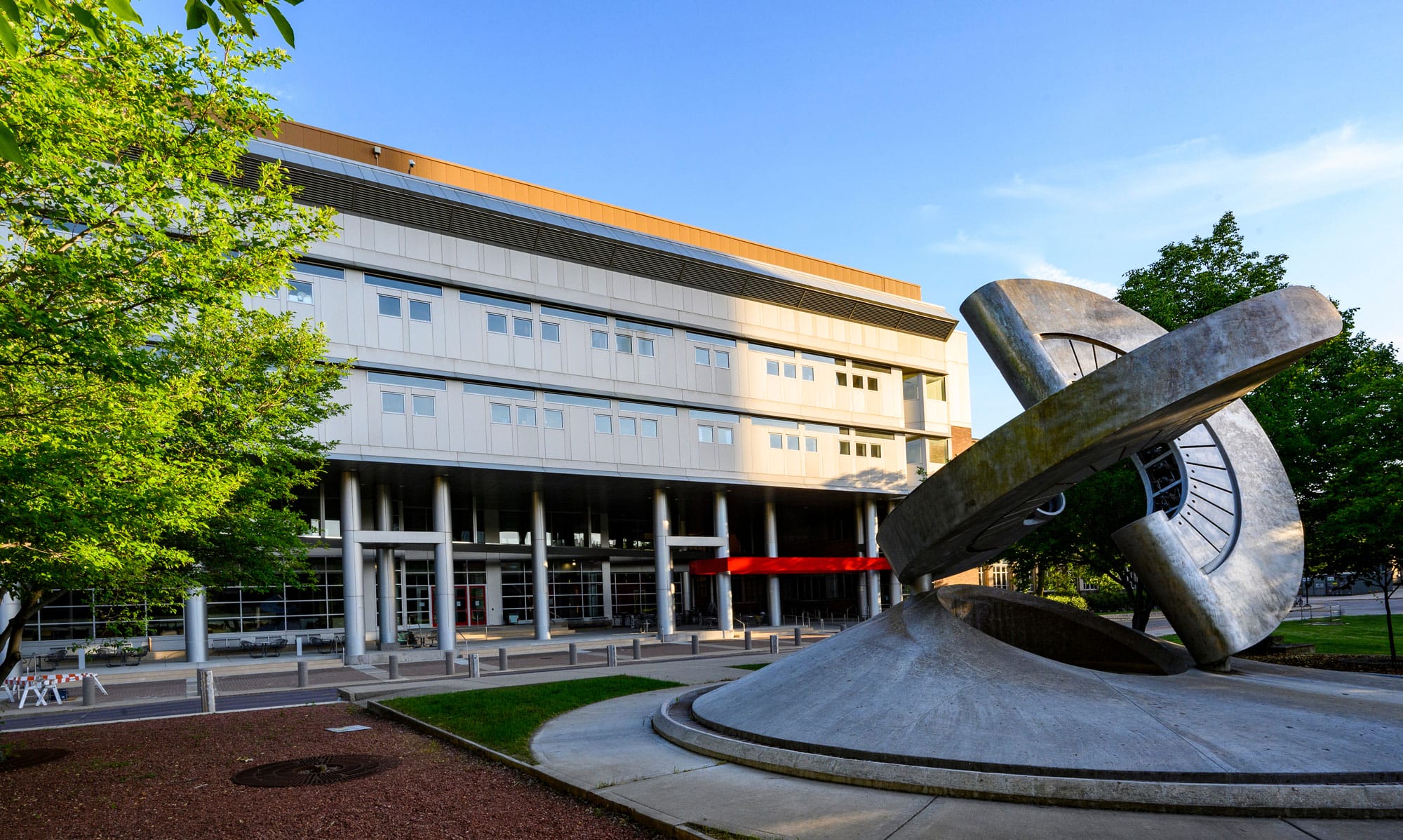 Outside of the Engineering building