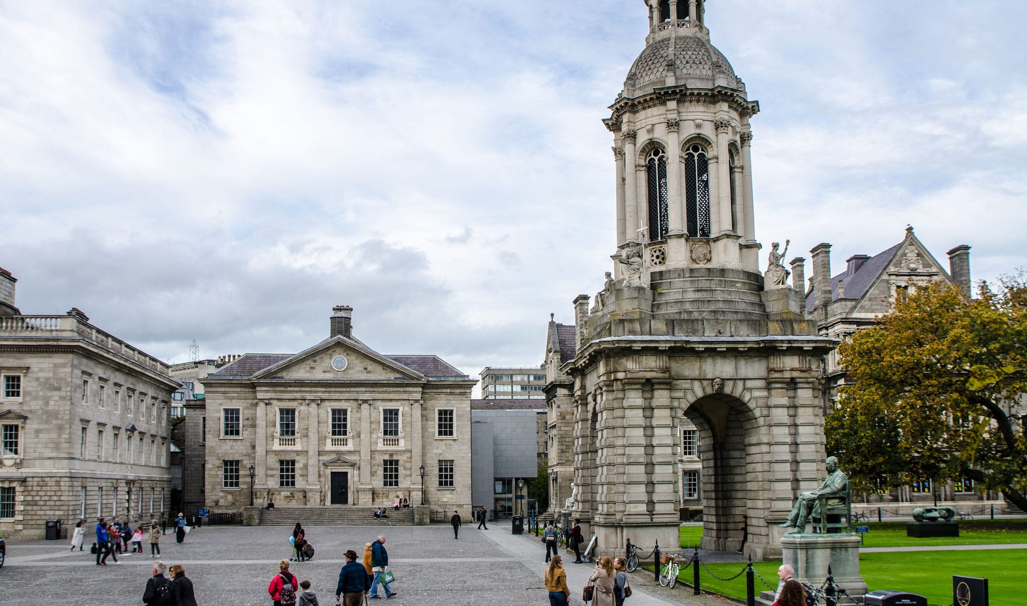 Exterior view of a campus abroad.